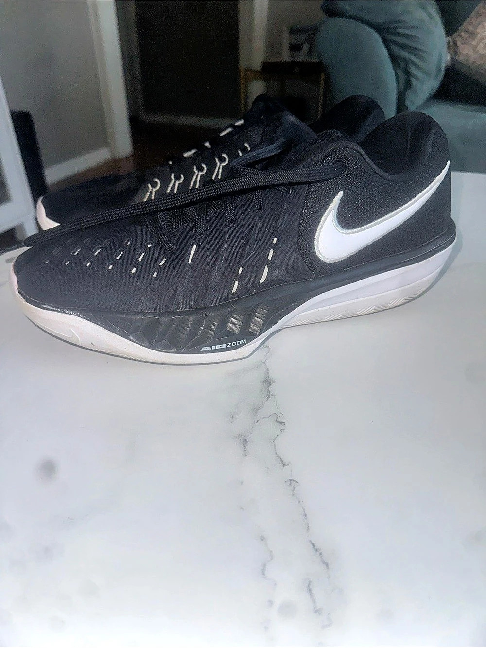 Nike GT Cut Academy 2 Black & White Athletic Shoes